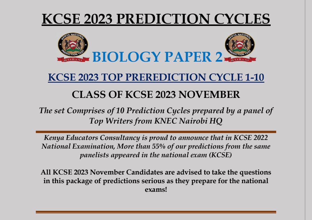 prediction essay biology 2023